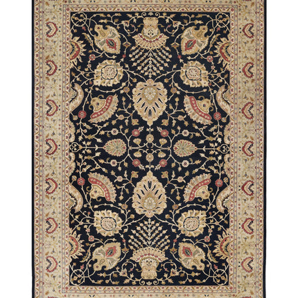 Ziegler 11' 9" X 17' 8" Hand Knotted Wool Rug 11' 9" X 17' 8" (358 X 539) / Blue / Wool