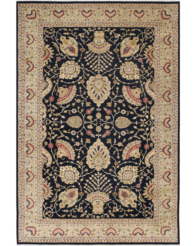 Ziegler 11' 9" X 17' 8" Hand Knotted Wool Rug 11' 9" X 17' 8" (358 X 539) / Blue / Wool
