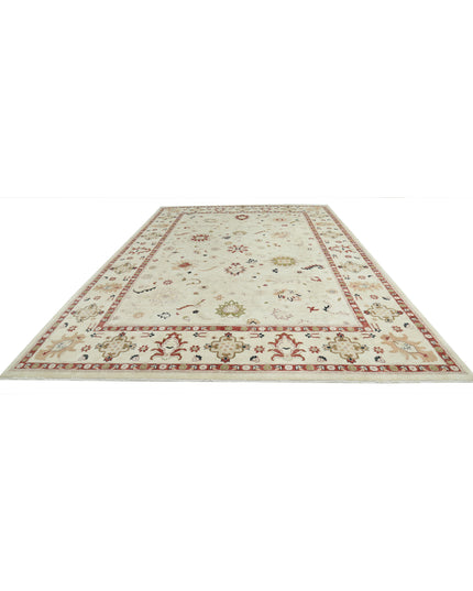 Ziegler 11' 7" X 17' 7" Hand Knotted Wool Rug 11' 7" X 17' 7" (353 X 536) / Ivory / Wool