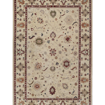 Ziegler 11' 7" X 17' 7" Hand Knotted Wool Rug 11' 7" X 17' 7" (353 X 536) / Ivory / Wool