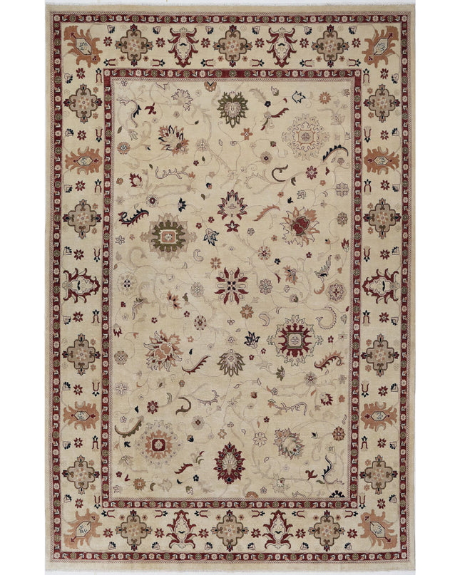 Ziegler 11' 7" X 17' 7" Hand Knotted Wool Rug 11' 7" X 17' 7" (353 X 536) / Ivory / Wool