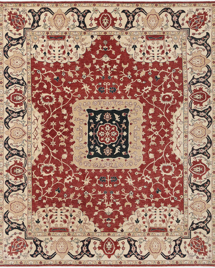 Ziegler 11' 11" X 14' 8" Hand Knotted Wool Rug 11' 11" X 14' 8" (363 X 447) / Pink / Wool