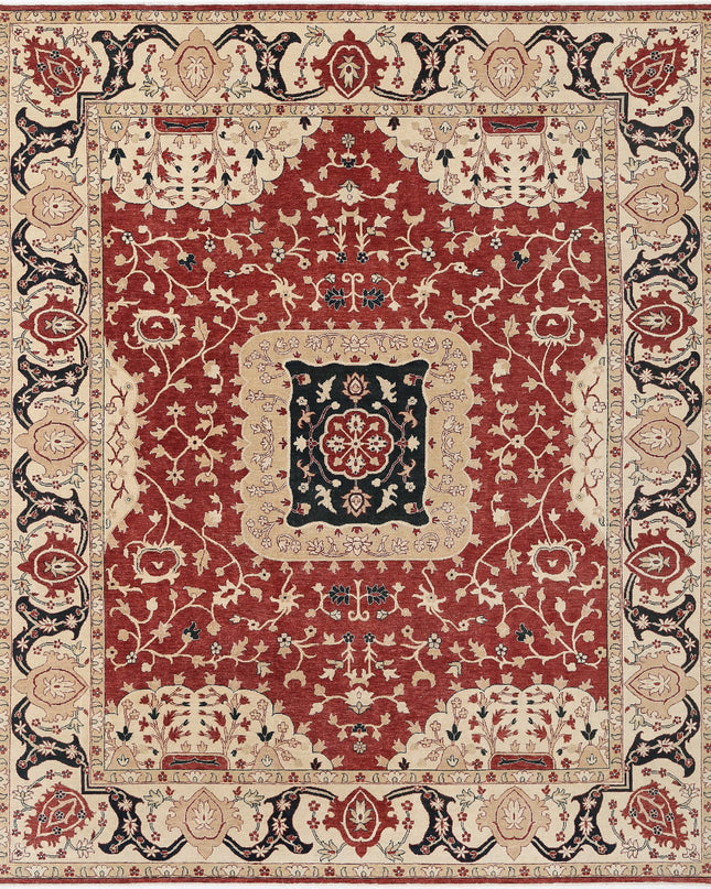 Ziegler 11' 11" X 14' 8" Hand Knotted Wool Rug 11' 11" X 14' 8" (363 X 447) / Pink / Wool