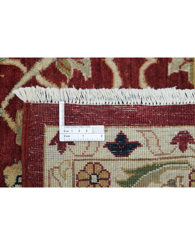 Ziegler 11' 3" X 14' 6" Hand Knotted Wool Rug 11' 3" X 14' 6" (343 X 442) / Red / Wool