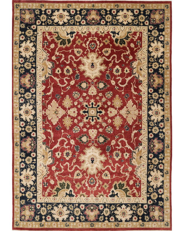 Ziegler 13' 5" X 19' 1" Hand Knotted Wool Rug 13' 5" X 19' 1" (409 X 582) / Red / Wool