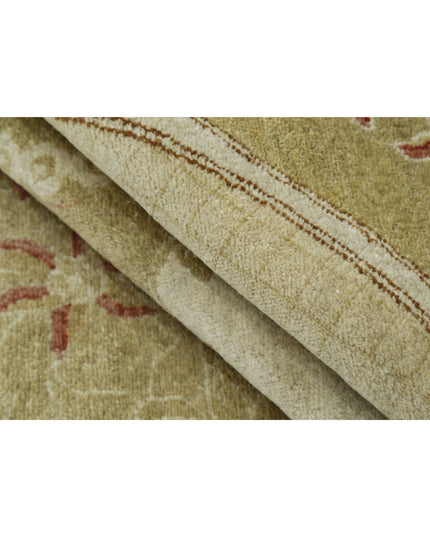 Ziegler 9' 1" X 12' 1" Hand Knotted Wool Rug 9' 1" X 12' 1" (277 X 368) / Green / Wool