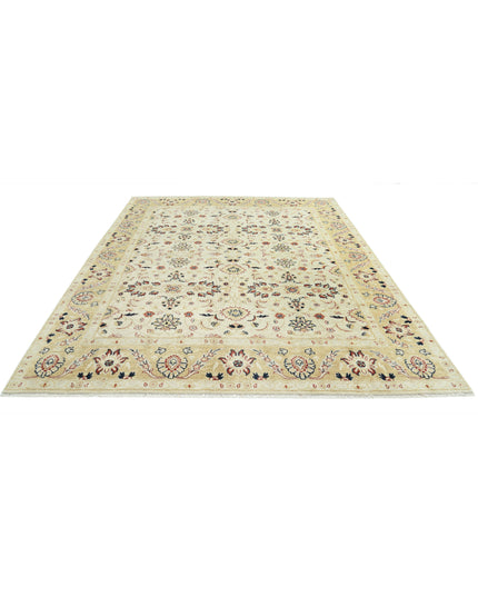 Ziegler 7' 9" X 9' 5" Hand Knotted Wool Rug 7' 9" X 9' 5" (236 X 287) / Ivory / Wool