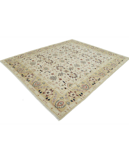 Ziegler 7' 9" X 9' 5" Hand Knotted Wool Rug 7' 9" X 9' 5" (236 X 287) / Ivory / Wool
