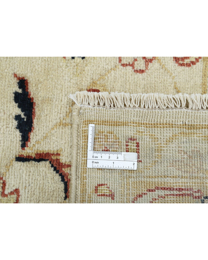 Ziegler 7' 9" X 9' 5" Hand Knotted Wool Rug 7' 9" X 9' 5" (236 X 287) / Ivory / Wool