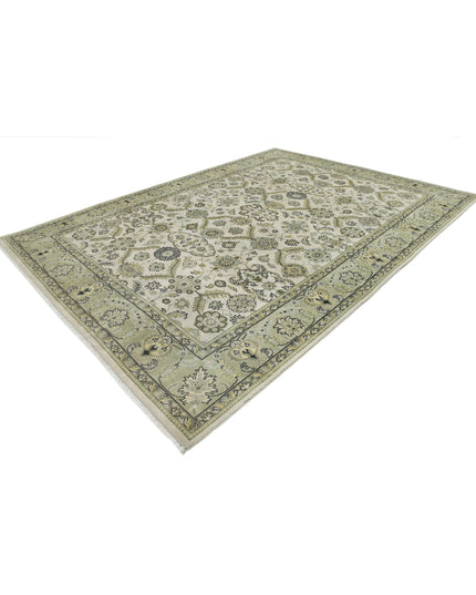 Ziegler 8' 7" X 12' 0" Hand Knotted Wool Rug 8' 7" X 12' 0" (262 X 366) / Ivory / Wool
