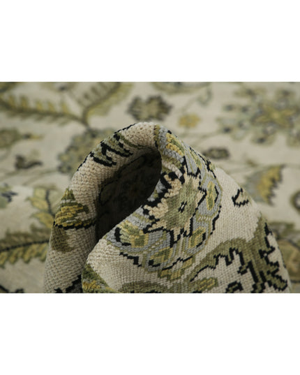 Ziegler 8' 7" X 12' 0" Hand Knotted Wool Rug 8' 7" X 12' 0" (262 X 366) / Ivory / Wool