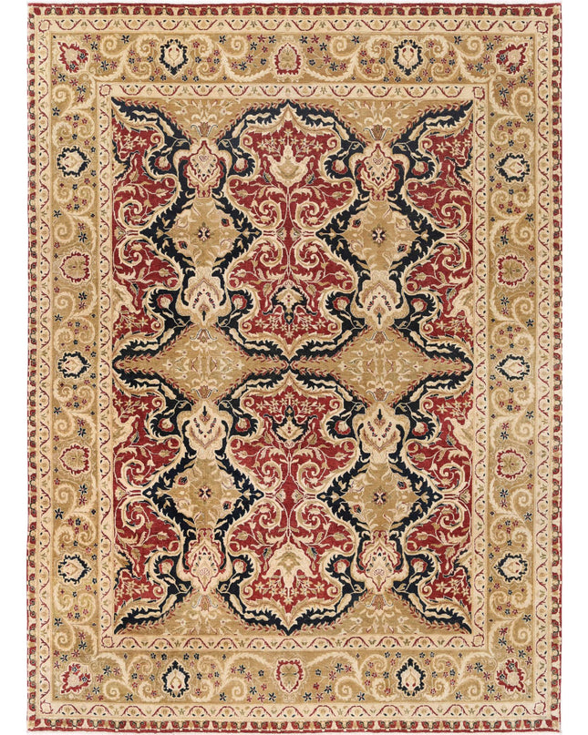 Ziegler 9' 0" X 12' 2" Hand Knotted Wool Rug 9' 0" X 12' 2" (274 X 371) / Red / Wool
