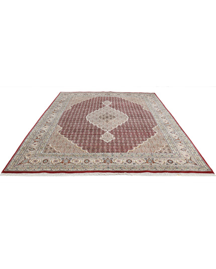 Ziegler 7' 10" X 10' 2" Hand Knotted Wool Rug 7' 10" X 10' 2" (239 X 310) / Red / Wool
