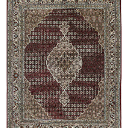 Ziegler 7' 10" X 10' 2" Hand Knotted Wool Rug 7' 10" X 10' 2" (239 X 310) / Red / Wool