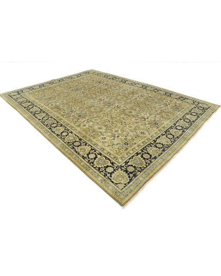 Ziegler 8' 8" X 11' 7" Hand Knotted Wool Rug 8' 8" X 11' 7" (264 X 353) / Green / Wool