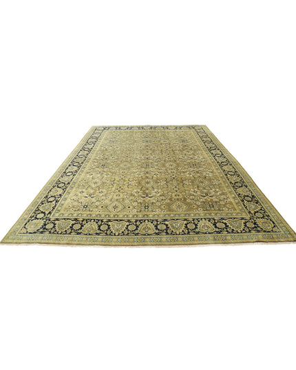 Ziegler 8' 8" X 11' 7" Hand Knotted Wool Rug 8' 8" X 11' 7" (264 X 353) / Green / Wool