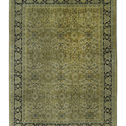 Ziegler 8' 8" X 11' 7" Hand Knotted Wool Rug 8' 8" X 11' 7" (264 X 353) / Green / Wool