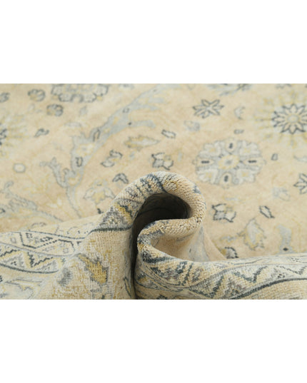 Ziegler 8' 0" X 9' 8" Hand Knotted Wool Rug 8' 0" X 9' 8" (244 X 295) / Beige / Wool