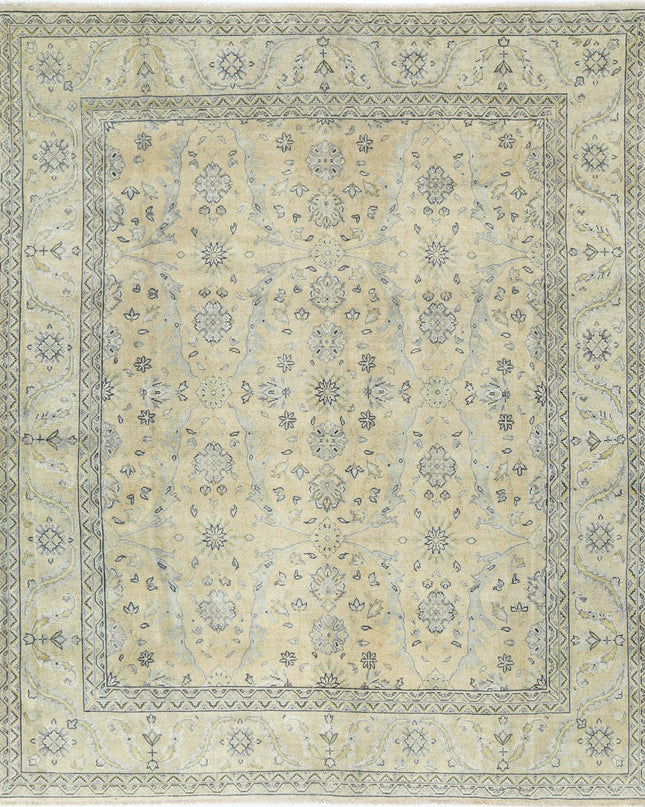 Ziegler 8' 0" X 9' 8" Hand Knotted Wool Rug 8' 0" X 9' 8" (244 X 295) / Beige / Wool