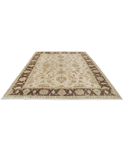 Ziegler 8' 0" X 9' 9" Hand Knotted Wool Rug 8' 0" X 9' 9" (244 X 297) / Beige / Wool