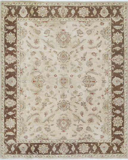 Ziegler 8' 0" X 9' 9" Hand Knotted Wool Rug 8' 0" X 9' 9" (244 X 297) / Beige / Wool