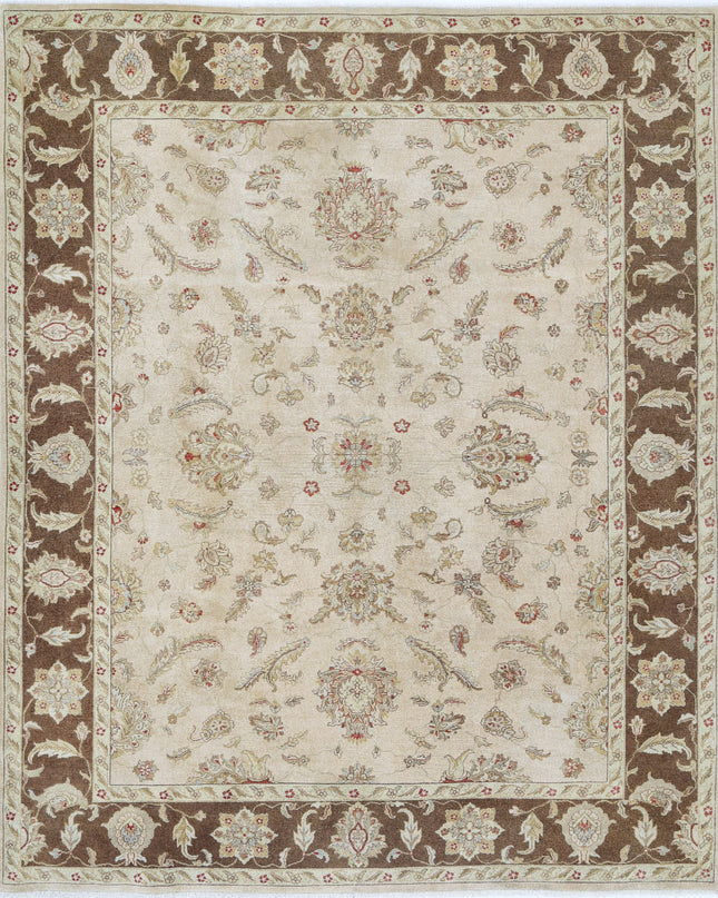 Ziegler 8' 0" X 9' 9" Hand Knotted Wool Rug 8' 0" X 9' 9" (244 X 297) / Beige / Wool