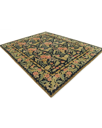 Ziegler 7' 10" X 9' 11" Hand Knotted Wool Rug 7' 10" X 9' 11" (239 X 302) / Black / Wool