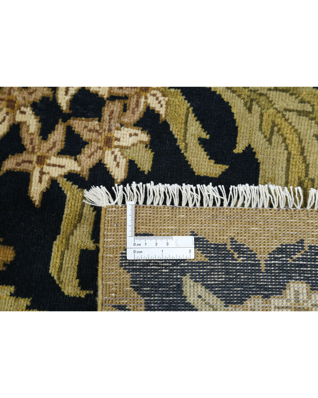 Ziegler 7' 10" X 9' 11" Hand Knotted Wool Rug 7' 10" X 9' 11" (239 X 302) / Black / Wool