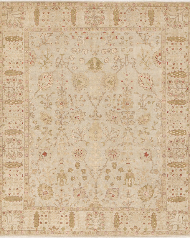 Ziegler 8' 2" X 9' 9" Hand Knotted Wool Rug 8' 2" X 9' 9" (249 X 297) / Beige / Wool