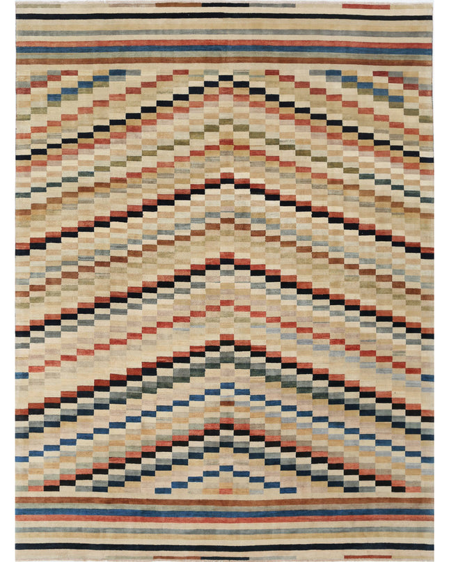 Ziegler 8' 11" X 11' 11" Hand Knotted Wool Rug 8' 11" X 11' 11" (272 X 363) / Multi / Wool