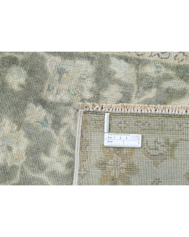 Ziegler 2' 7" X 9' 11" Hand Knotted Wool Rug 2' 7" X 9' 11" (79 X 302) / Grey / Wool