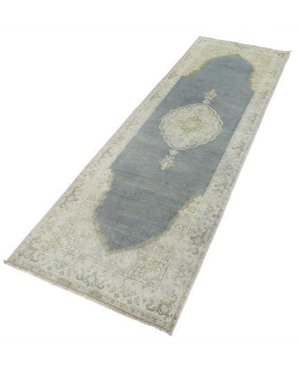 Ziegler 2' 6" X 7' 9" Hand Knotted Wool Rug 2' 6" X 7' 9" (76 X 236) / Grey / Wool