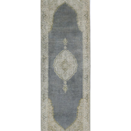 Ziegler 2' 6" X 7' 9" Hand Knotted Wool Rug 2' 6" X 7' 9" (76 X 236) / Grey / Wool