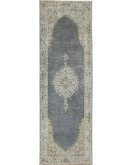 Ziegler 2' 6" X 7' 9" Hand Knotted Wool Rug 2' 6" X 7' 9" (76 X 236) / Grey / Wool