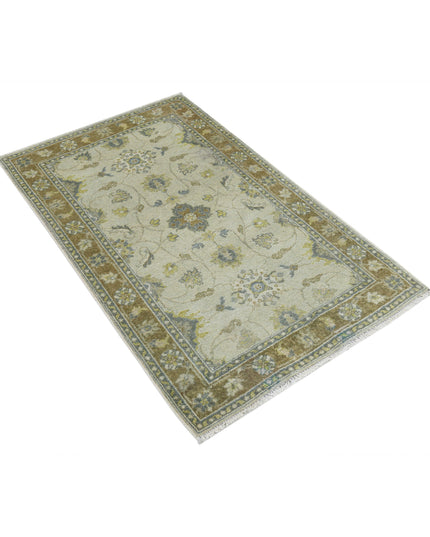 Ziegler 2' 10" X 4' 9" Hand Knotted Wool Rug 2' 10" X 4' 9" (86 X 145) / Beige / Wool