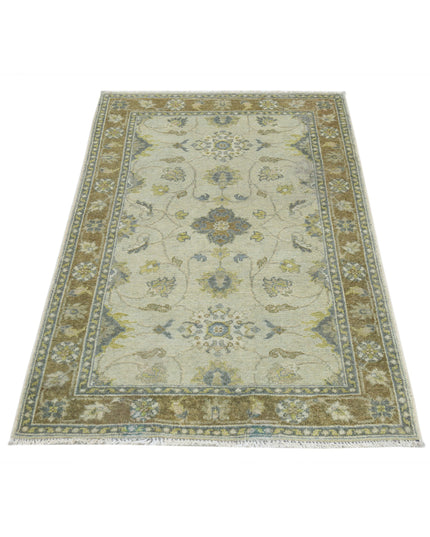 Ziegler 2' 10" X 4' 9" Hand Knotted Wool Rug 2' 10" X 4' 9" (86 X 145) / Beige / Wool