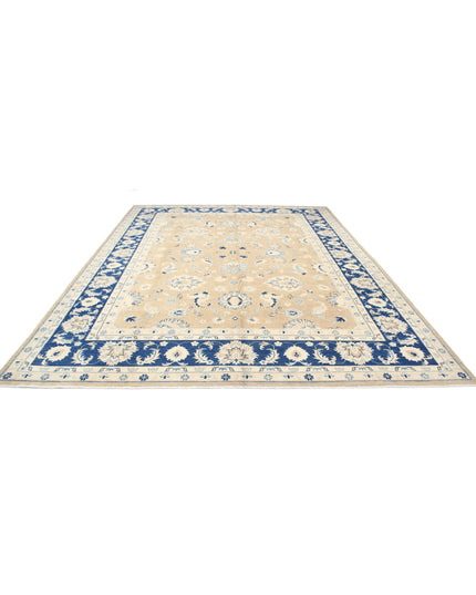 Ziegler 10' 0" X 13' 2" Hand Knotted Wool Rug 10' 0" X 13' 2" (305 X 401) / Taupe / Wool
