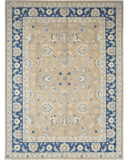 Ziegler 10' 0" X 13' 2" Hand Knotted Wool Rug 10' 0" X 13' 2" (305 X 401) / Taupe / Wool