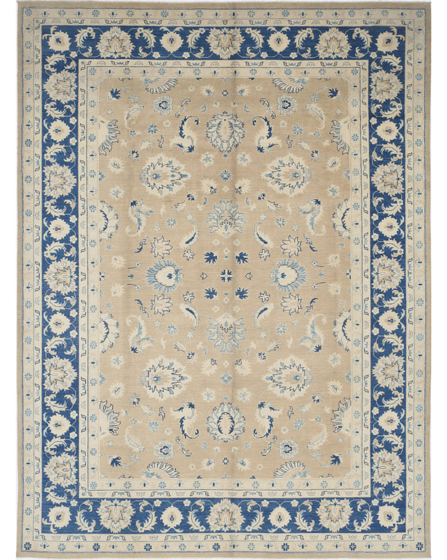 Ziegler 10' 0" X 13' 2" Hand Knotted Wool Rug 10' 0" X 13' 2" (305 X 401) / Taupe / Wool