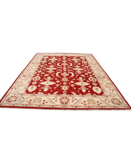 Ziegler 9' 0" X 12' 1" Hand Knotted Wool Rug 9' 0" X 12' 1" (274 X 368) / Red / Wool