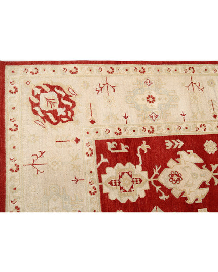 Ziegler 9' 0" X 9' 3" Hand Knotted Wool Rug 9' 0" X 9' 3" (274 X 282) / Red / Wool