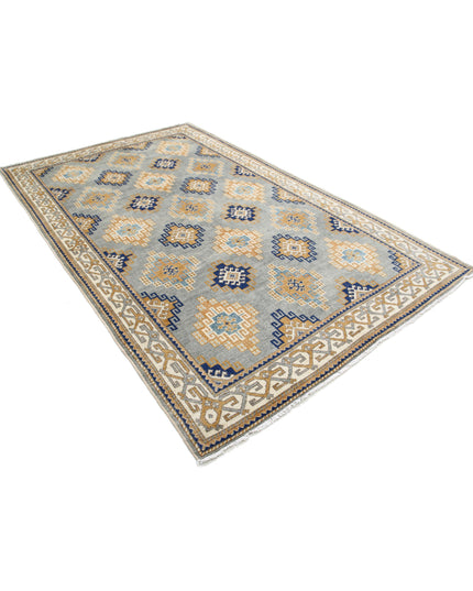 Ziegler 6' 2" X 9' 10" Hand Knotted Wool Rug 6' 2" X 9' 10" (188 X 300) / Blue / Wool