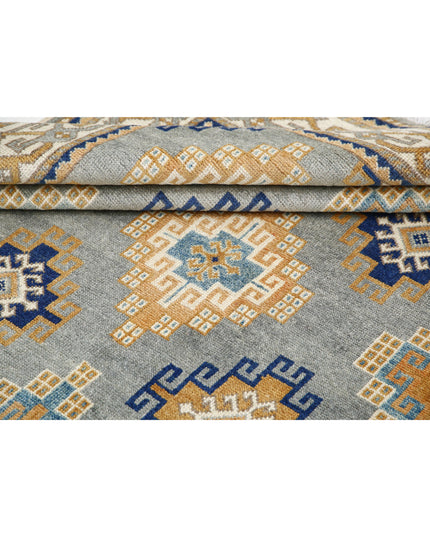 Ziegler 6' 2" X 9' 10" Hand Knotted Wool Rug 6' 2" X 9' 10" (188 X 300) / Blue / Wool