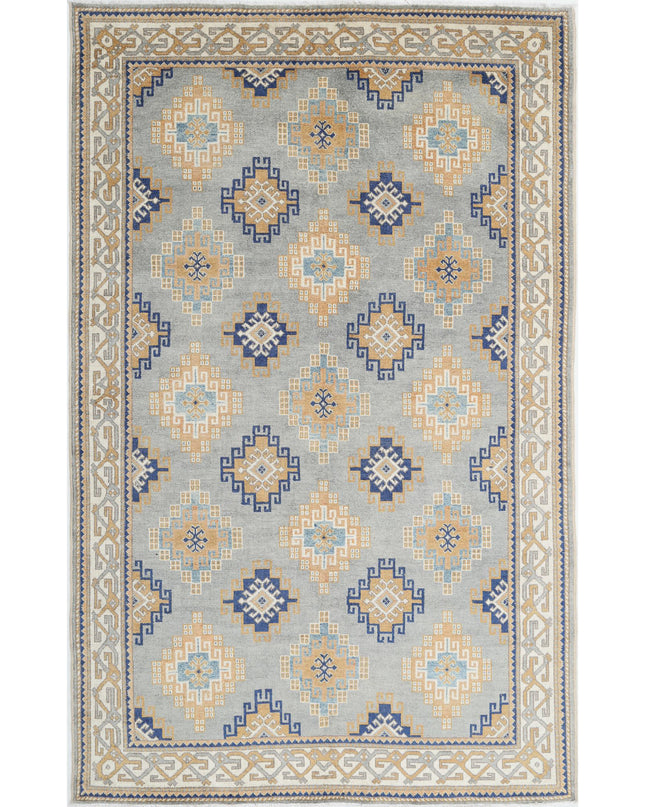 Ziegler 6' 2" X 9' 10" Hand Knotted Wool Rug 6' 2" X 9' 10" (188 X 300) / Blue / Wool