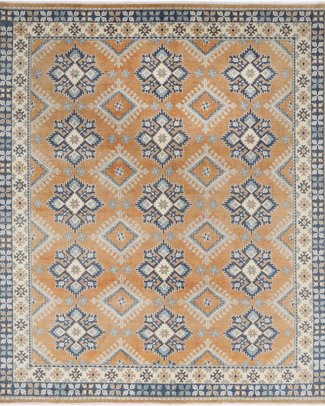 Ziegler 8' 8" X 10' 0" Hand Knotted Wool Rug 8' 8" X 10' 0" (264 X 305) / Peach / Wool