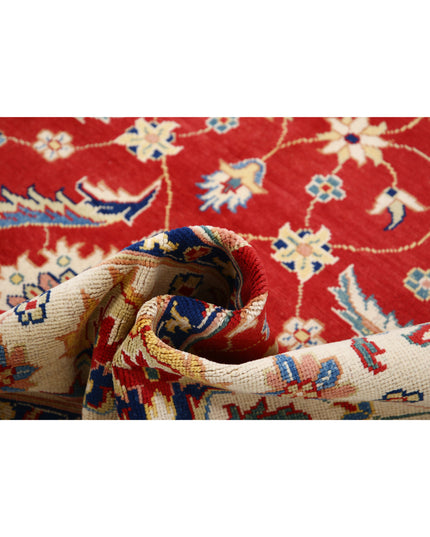 Ziegler 6' 8" X 10' 4" Hand Knotted Wool Rug 6' 8" X 10' 4" (203 X 315) / Red / Wool