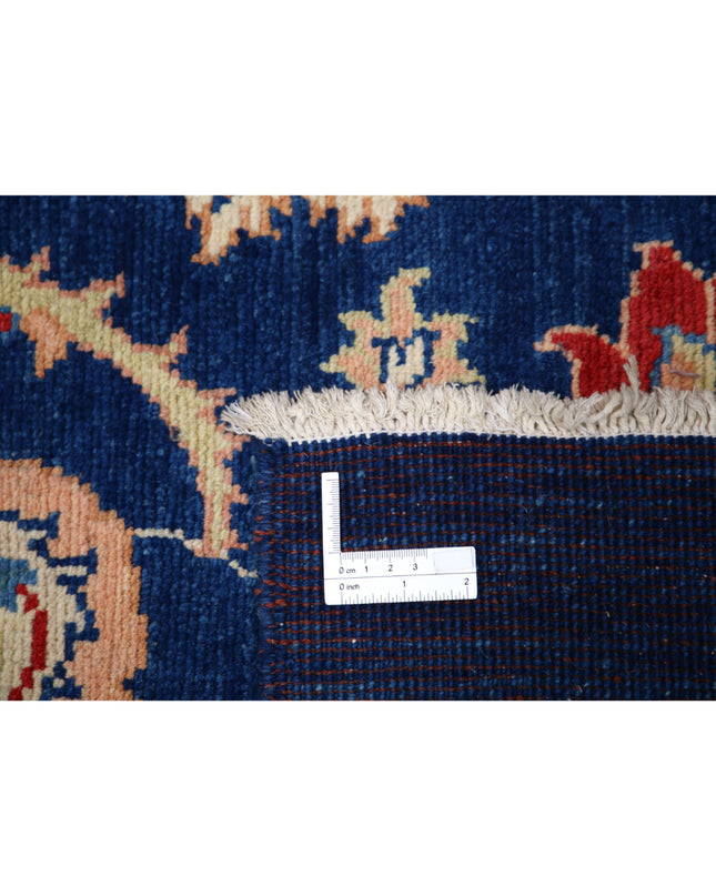 Ziegler 4' 1" X 6' 2" Hand Knotted Wool Rug 4' 1" X 6' 2" (124 X 188) / Blue / Wool