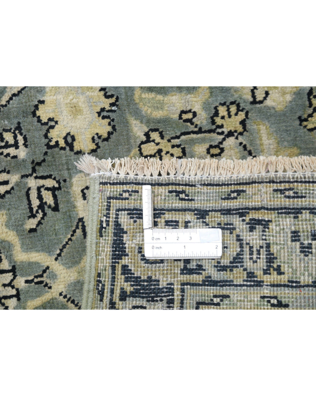 Ziegler 1' 11" X 3' 11" Hand Knotted Wool Rug 1' 11" X 3' 11" (59 X 119) / Green / Wool