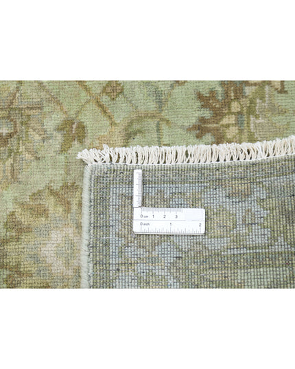 Ziegler 2' 0" X 3' 9" Hand Knotted Wool Rug 2' 0" X 3' 9" (61 X 114) / Green / Wool
