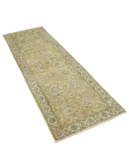 Ziegler 2' 8" X 7' 8" Hand Knotted Wool Rug 2' 8" X 7' 8" (81 X 234) / Green / Wool